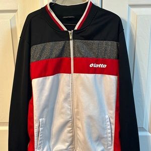 Lotto Italian Sport Design Full Zip Jacket US Size XL EU Size 2XL